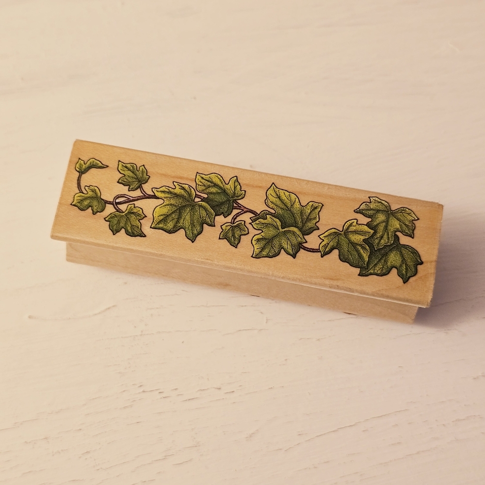 All Night Media Ivy Border Stamp